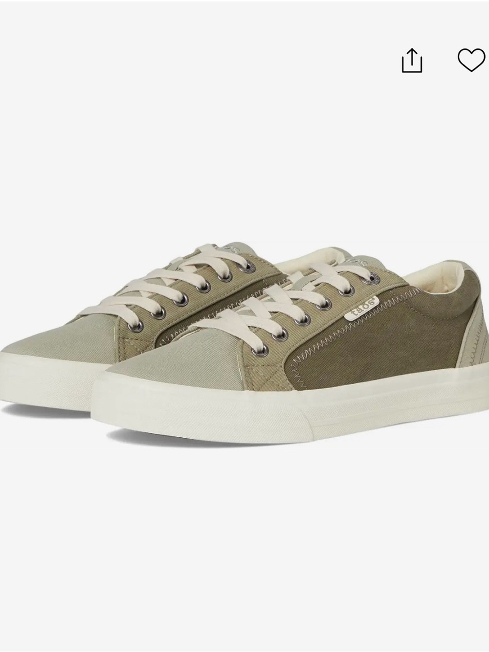 TAOS Olive Casual Canvas Sneaker